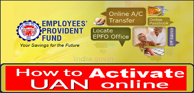 UAN Registration or Activation Online