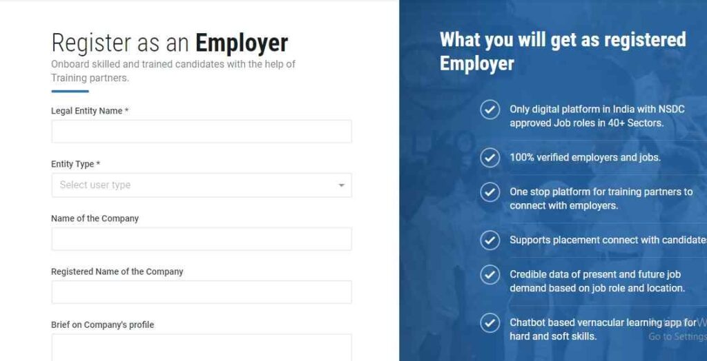 Aseem Portal Employer Register