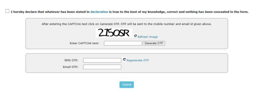 New Gas Connection Application Form