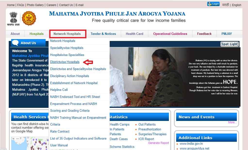 mahatma jyotiba phule jan arogya yojana hospital list