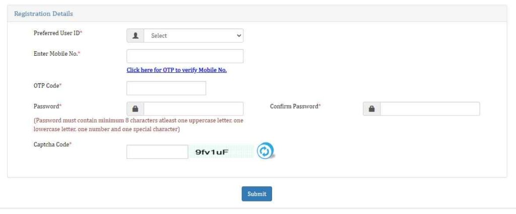 Gobar Dhan Scheme Registration Form