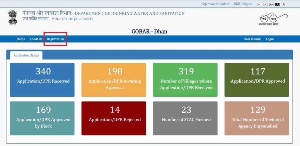 गोबर-धन योजना Online Registration