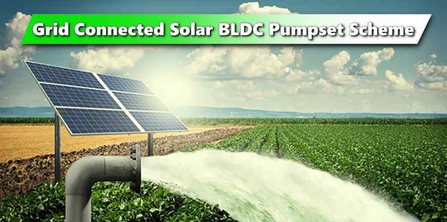 Grid Connected Solar BLDC Pump set Scheme