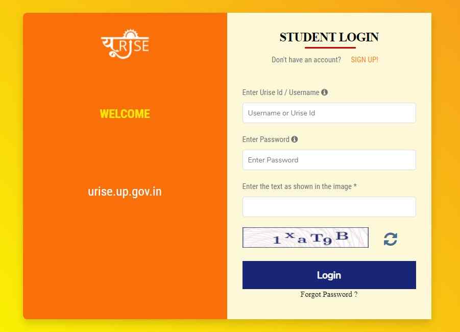 URISE Studant Login