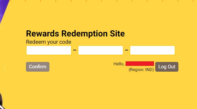 Garena free fire redeem code 2022