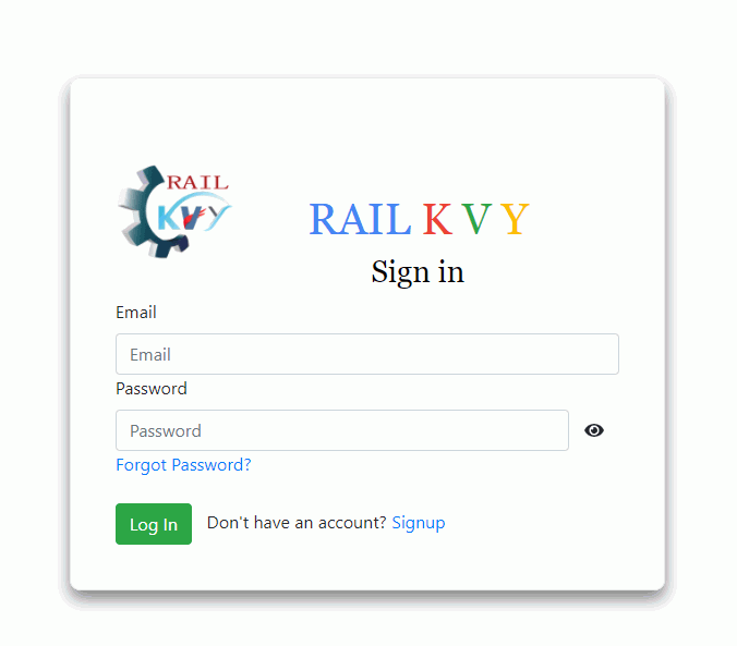 Rail Kaushal Vikas Yojana login